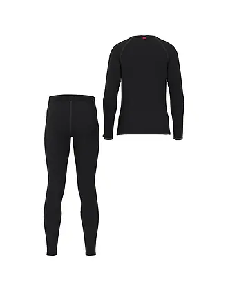 LÖFFLER | Set intimo per bambini TRANSTEX® WARM | schwarz